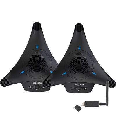 YS-M232W 两台无线级联全向麦克风 内置喇叭